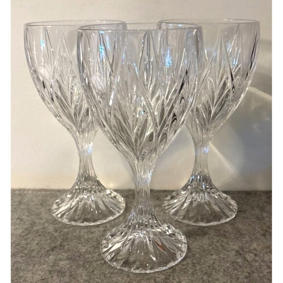 3 Mikasa Park Lane 6.75" 9oz. Beautiful Water/Ice Tea Goblets  # 3076 - Picture 1 of 7